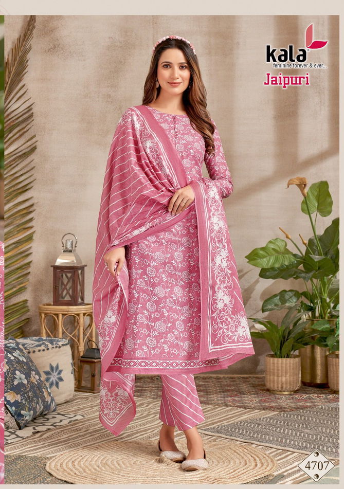 Kala Jaipuri 2 Cotton Printed Readymade Suits Catalog
